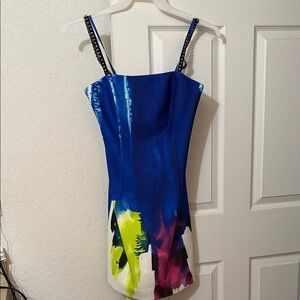 Milly Multicolored Party Dress Size 6